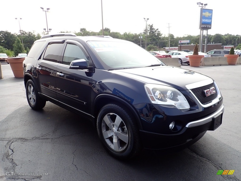 2009 Acadia SLT AWD - Deep Blue Metallic / Ebony photo #11
