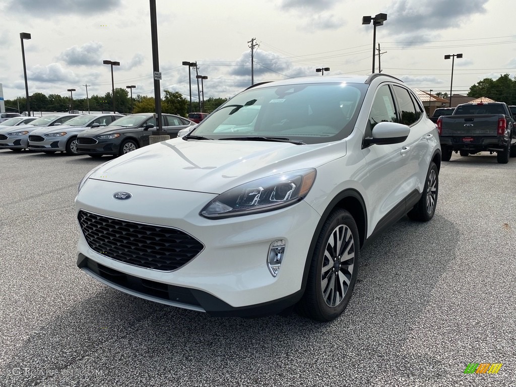 Star White Metallic Tri-Coat 2020 Ford Escape SEL 4WD Exterior Photo #139539681