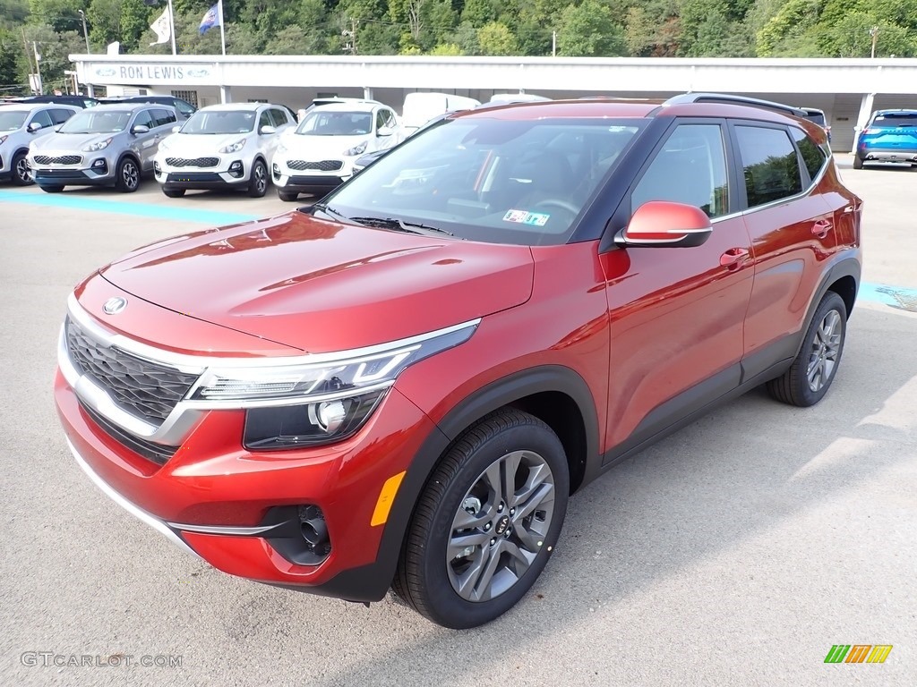 Mars Orange 2021 Kia Seltos S Exterior Photo #139539927