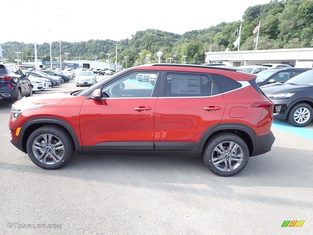Mars Orange 2021 Kia Seltos S Exterior Photo #139539948
