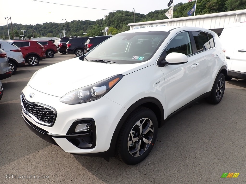 Clear White 2021 Kia Sportage LX AWD Exterior Photo #139541217