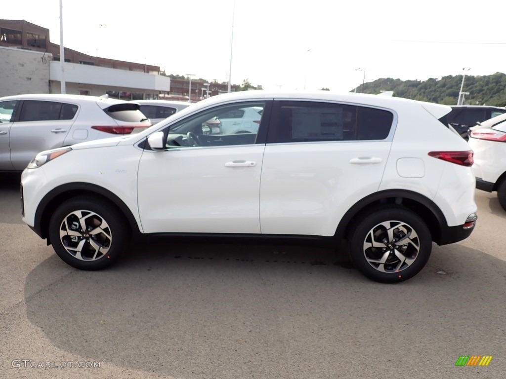 Clear White 2021 Kia Sportage LX AWD Exterior Photo #139541241