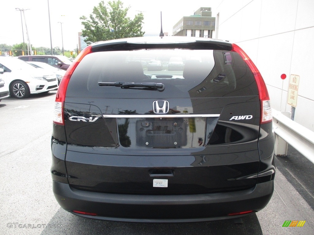 2014 CR-V EX AWD - Crystal Black Pearl / Black photo #4