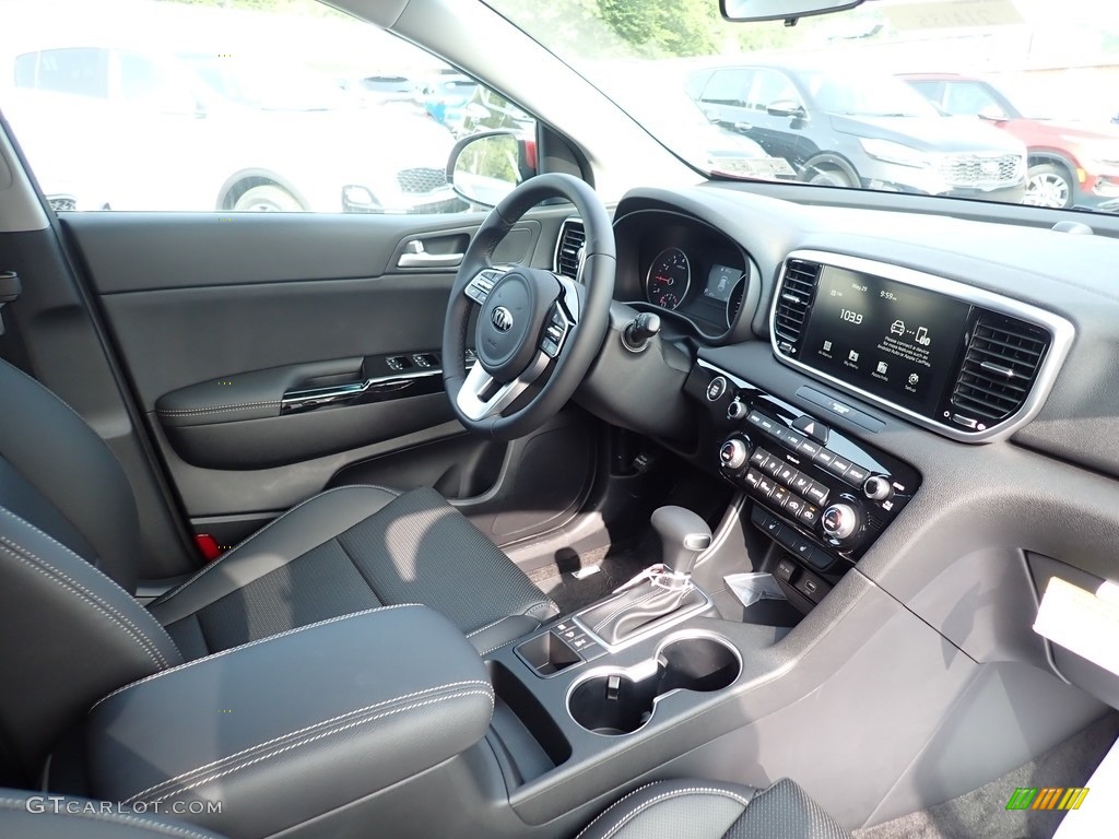 2021 Kia Sportage EX AWD Black Dashboard Photo #139541796