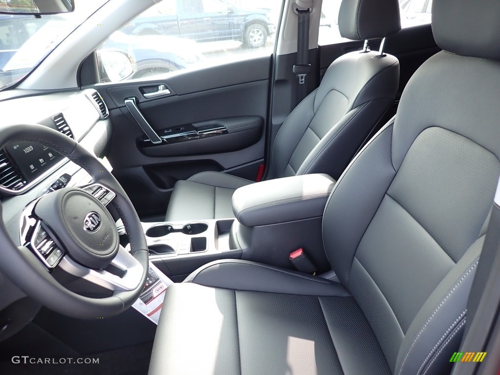 Black Interior 2021 Kia Sportage EX AWD Photo #139541817