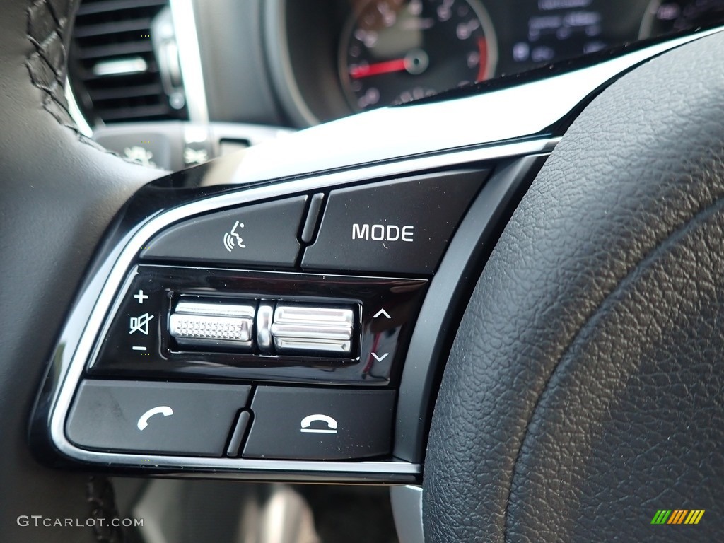 2021 Kia Sportage EX AWD Black Steering Wheel Photo #139541961