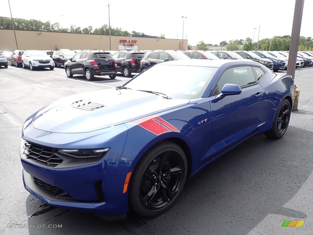 2021 Camaro LT1 Coupe - Riverside Blue Metallic / Jet Black photo #1