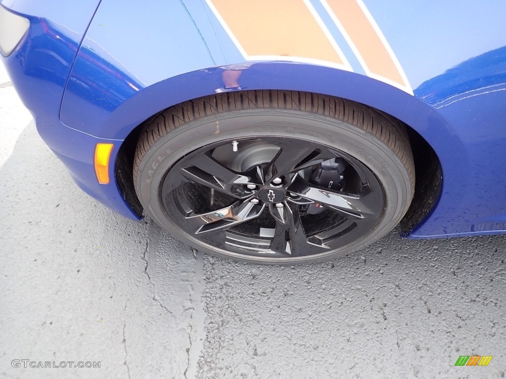 2021 Camaro LT1 Coupe - Riverside Blue Metallic / Jet Black photo #2