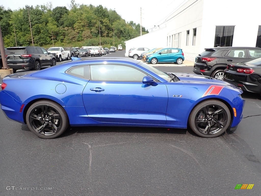 2021 Camaro LT1 Coupe - Riverside Blue Metallic / Jet Black photo #7