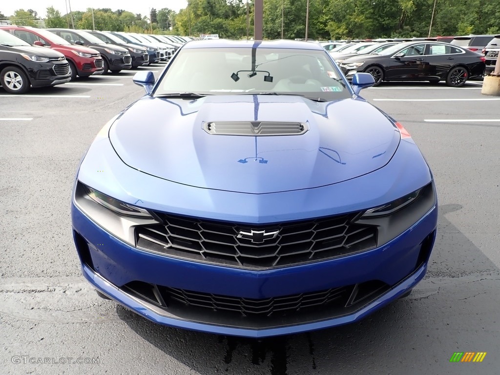 2021 Camaro LT1 Coupe - Riverside Blue Metallic / Jet Black photo #8