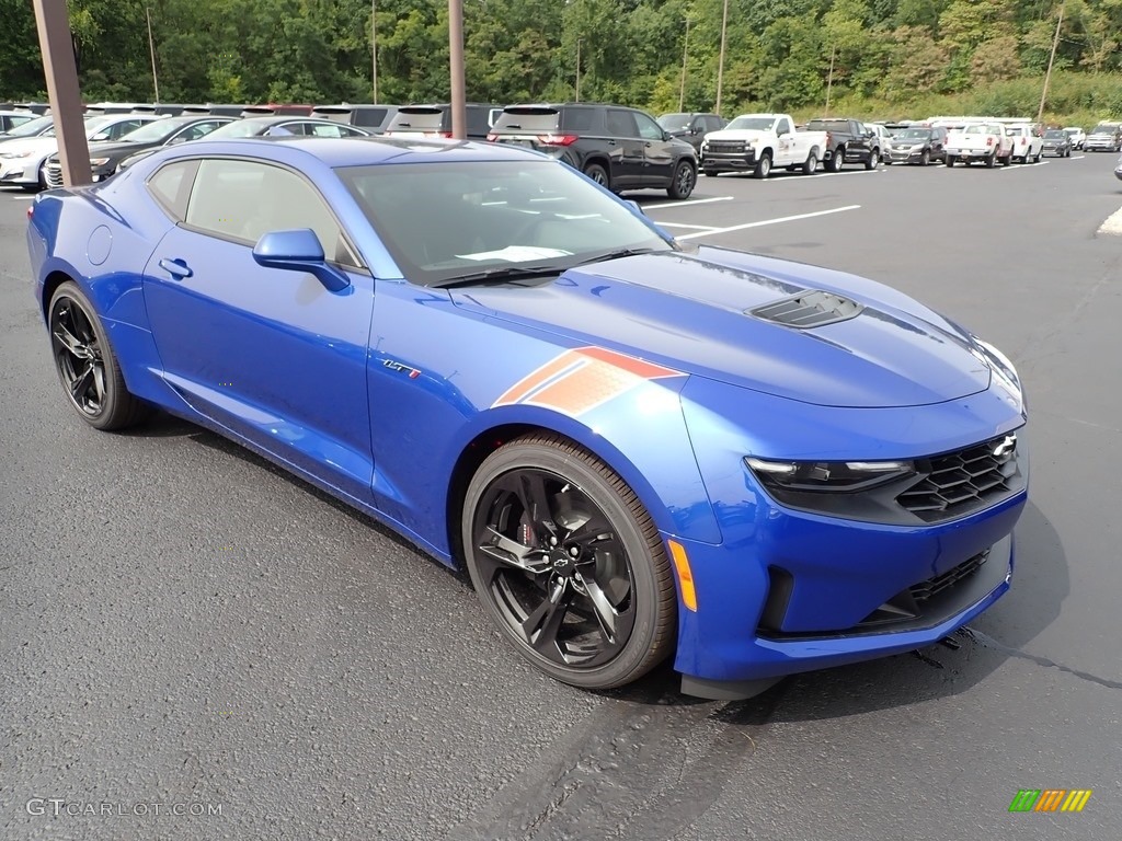 2021 Camaro LT1 Coupe - Riverside Blue Metallic / Jet Black photo #9