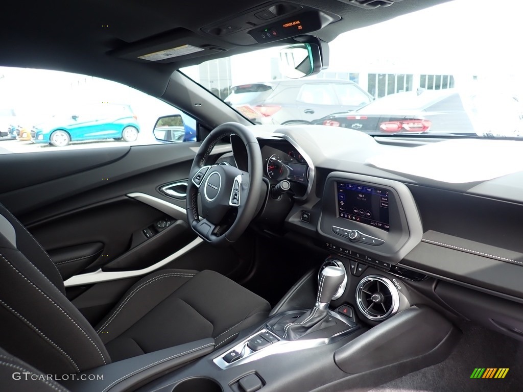 2021 Camaro LT1 Coupe - Riverside Blue Metallic / Jet Black photo #11