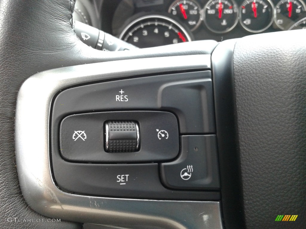 2019 Chevrolet Silverado 1500 RST Crew Cab 4WD Jet Black Steering Wheel Photo #139542489
