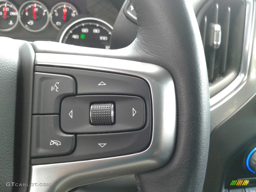 2019 Chevrolet Silverado 1500 RST Crew Cab 4WD Jet Black Steering Wheel Photo #139542510