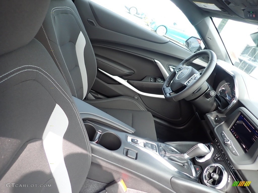 Jet Black Interior 2021 Chevrolet Camaro LT1 Coupe Photo #139542716