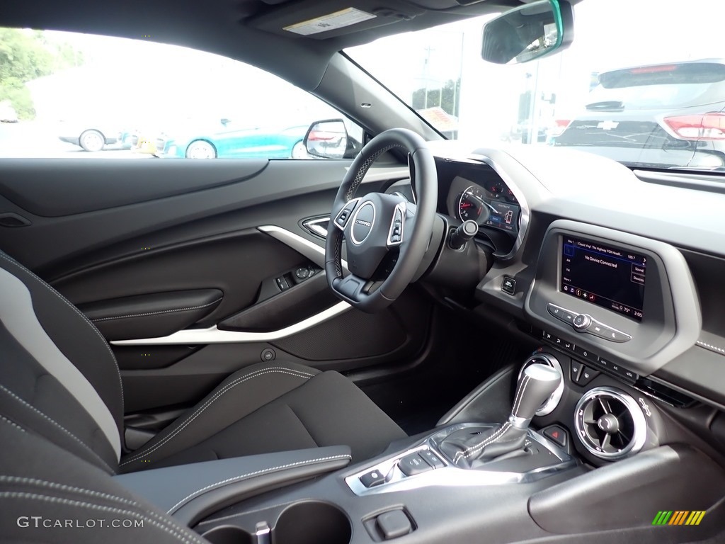Jet Black Interior 2021 Chevrolet Camaro LT1 Coupe Photo #139542729