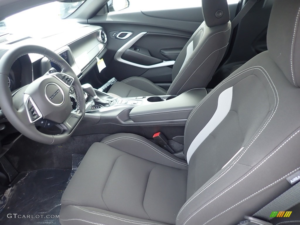 Jet Black Interior 2021 Chevrolet Camaro LT1 Coupe Photo #139542750