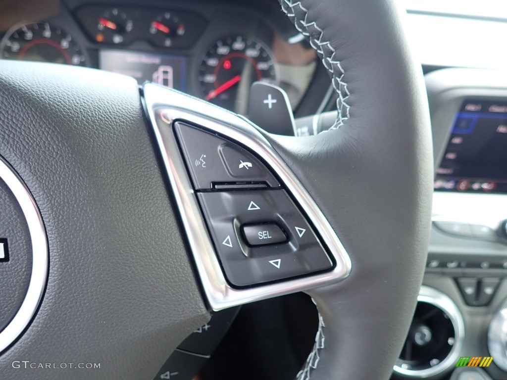 2021 Chevrolet Camaro LT1 Coupe Jet Black Steering Wheel Photo #139542843