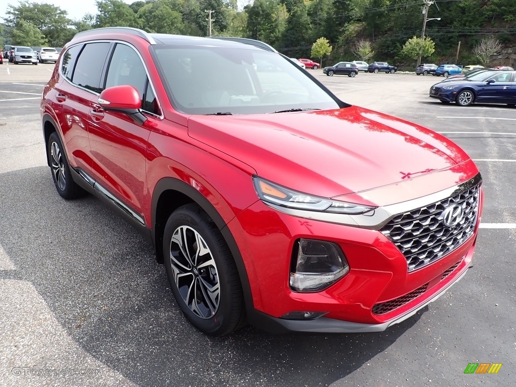 2020 Santa Fe Limited 2.0 AWD - Calypso Red / Black photo #3