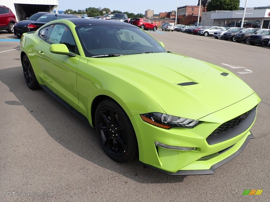 Grabber Lime 2020 Ford Mustang EcoBoost Fastback Exterior Photo #139543710