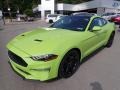 2020 Grabber Lime Ford Mustang EcoBoost Fastback  photo #5