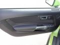 Ebony 2020 Ford Mustang EcoBoost Fastback Door Panel