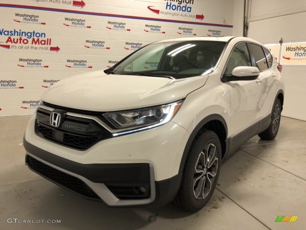 2020 CR-V EX-L AWD - Platinum White Pearl / Black photo #1