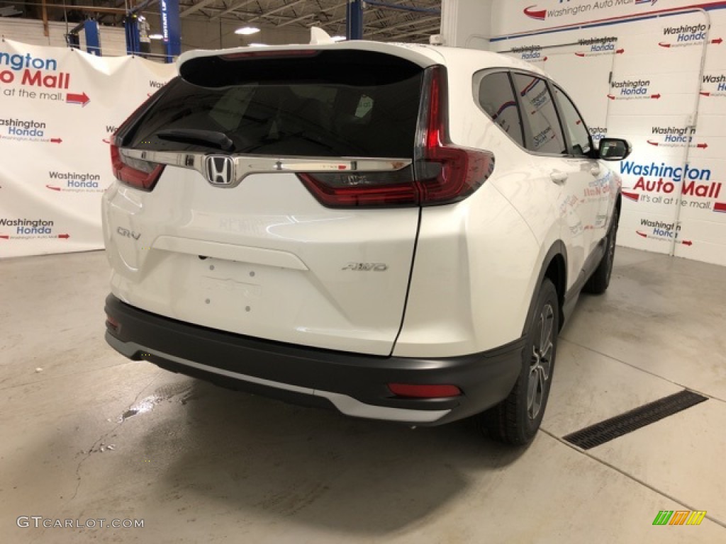 2020 CR-V EX-L AWD - Platinum White Pearl / Black photo #3