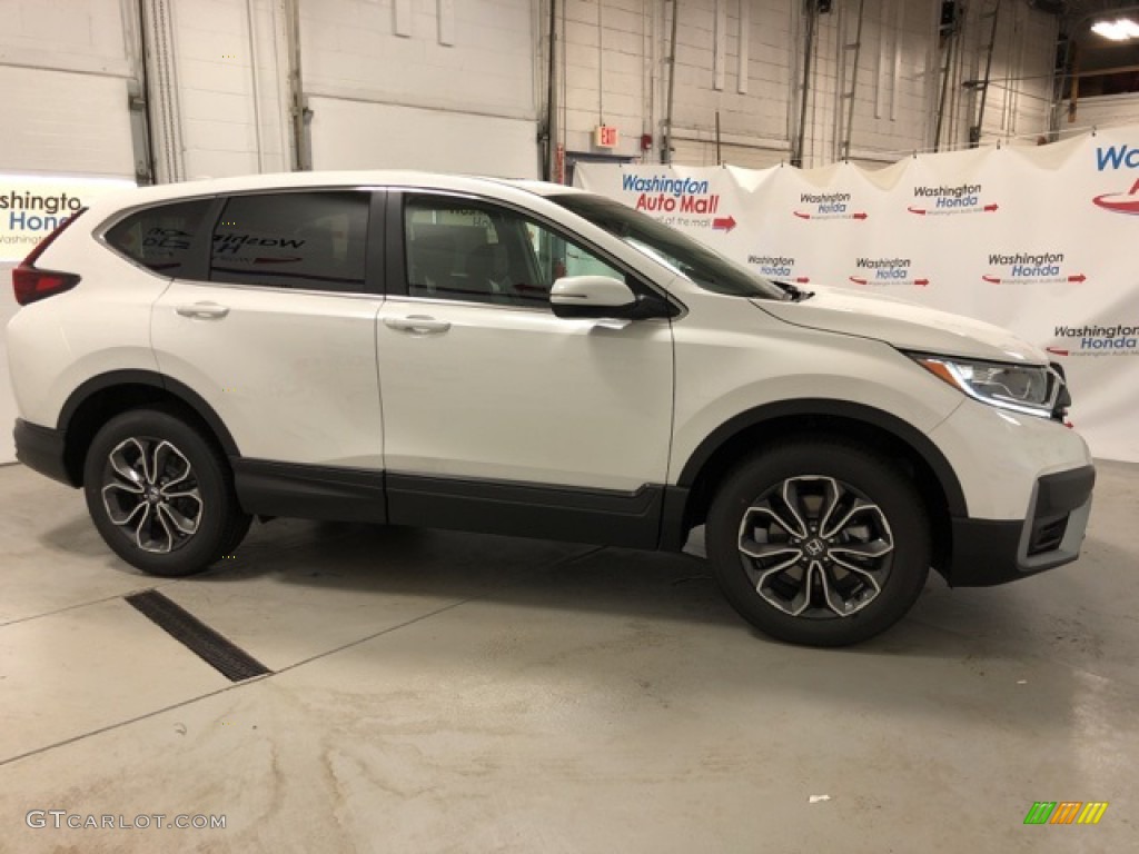 2020 CR-V EX-L AWD - Platinum White Pearl / Black photo #4