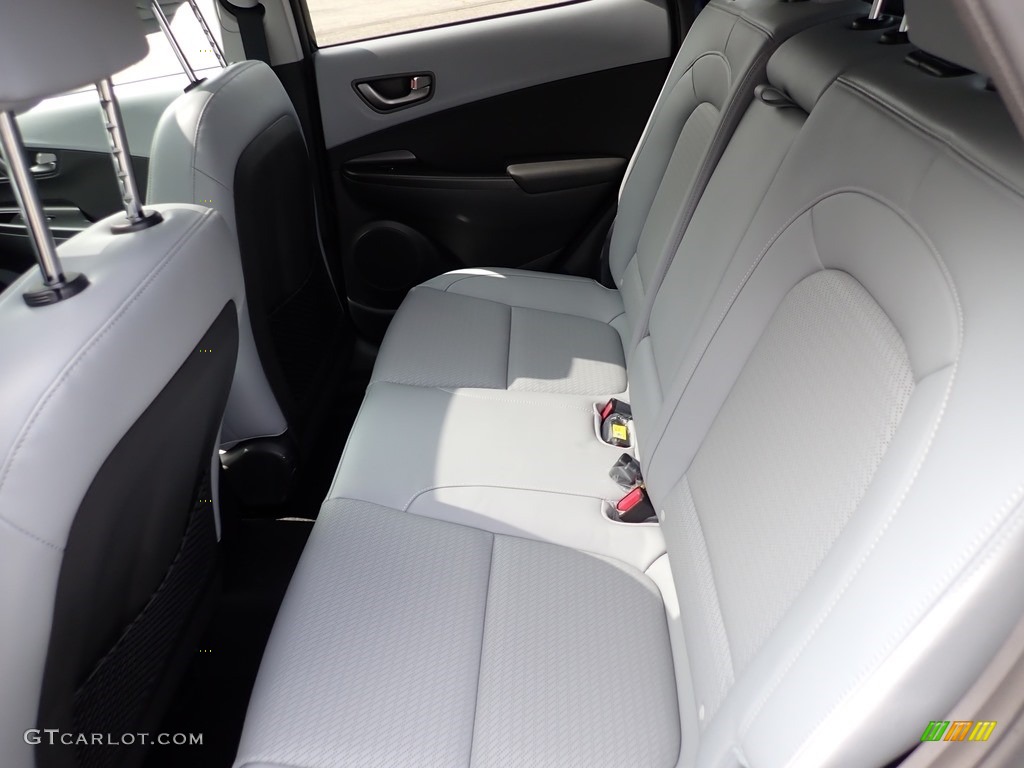 Black/Gray Interior 2021 Hyundai Kona Ultimate AWD Photo #139544448