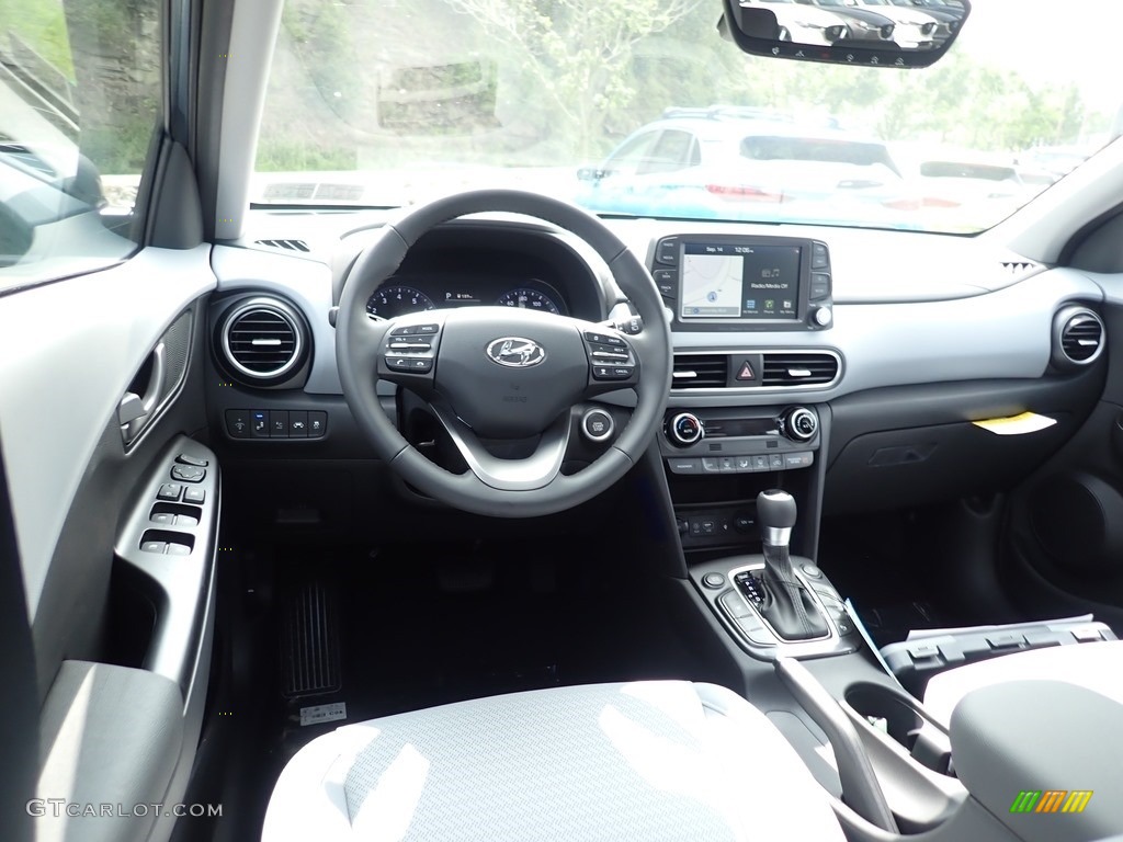 2021 Hyundai Kona Ultimate AWD Black/Gray Dashboard Photo #139544472