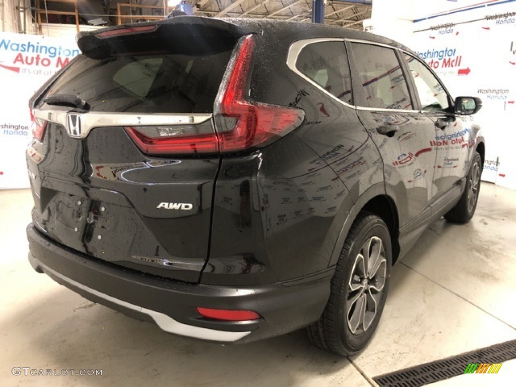 2020 CR-V EX AWD - Crystal Black Pearl / Black photo #3