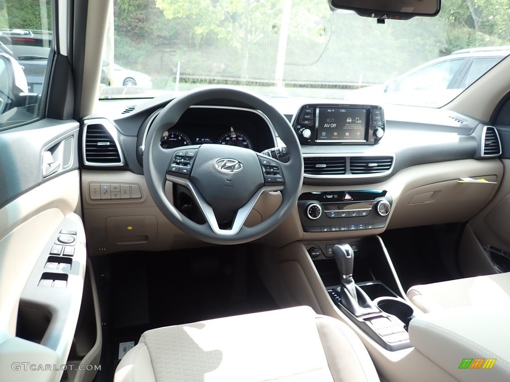 2021 Hyundai Tucson Value AWD Beige Dashboard Photo #139545027