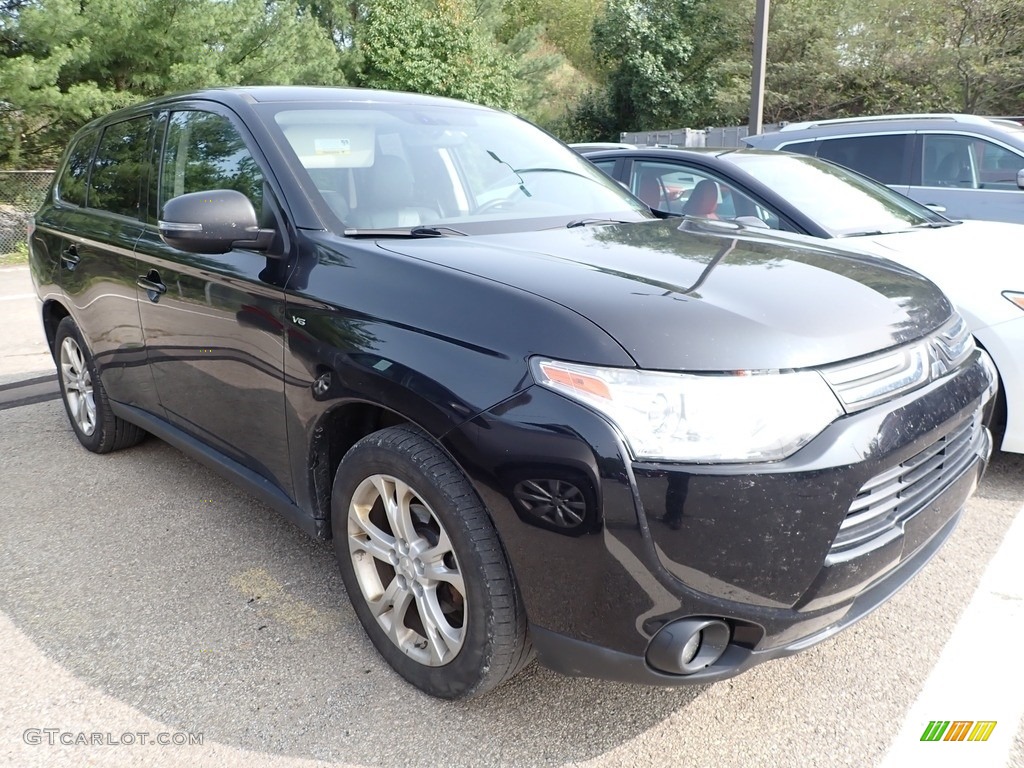 2014 Outlander GT S-AWC - Labrador Black Pearl / Black photo #2