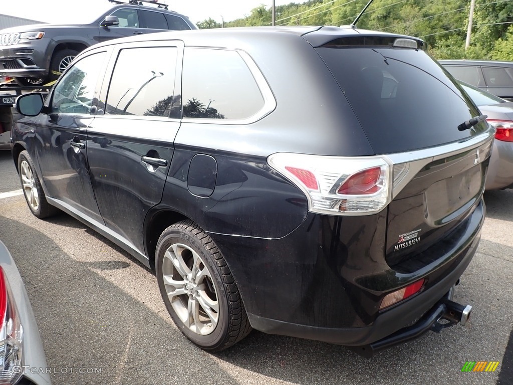 2014 Outlander GT S-AWC - Labrador Black Pearl / Black photo #3