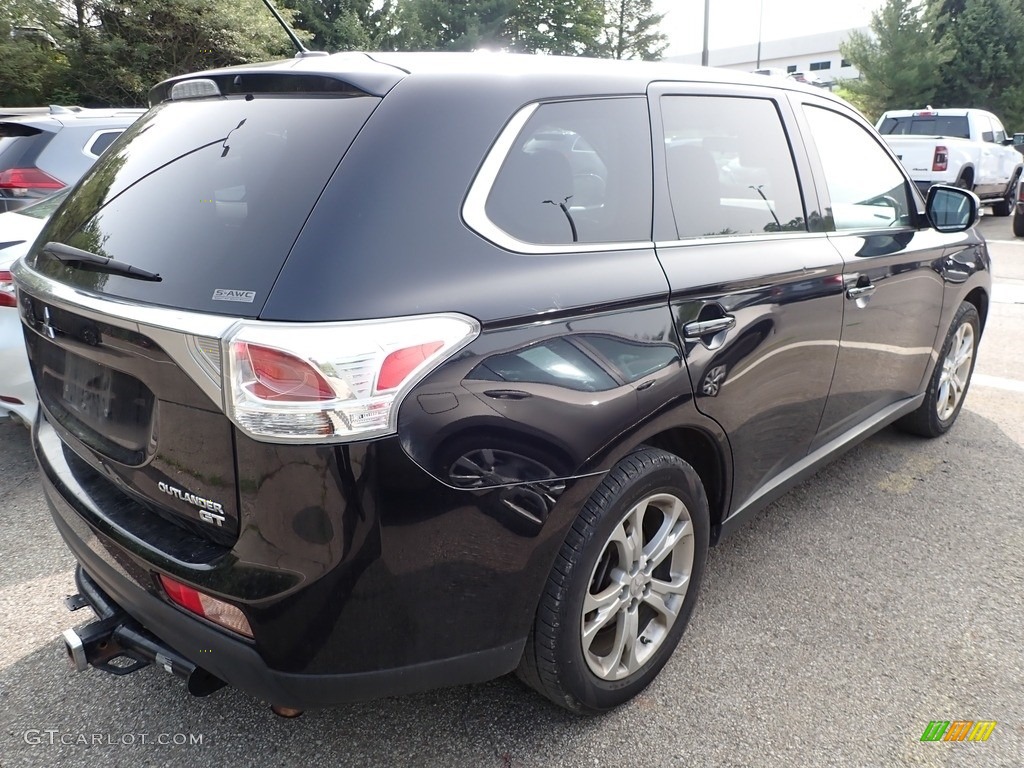 2014 Outlander GT S-AWC - Labrador Black Pearl / Black photo #4
