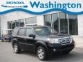 2011 Crystal Black Pearl Honda Pilot EX-L 4WD  photo #1