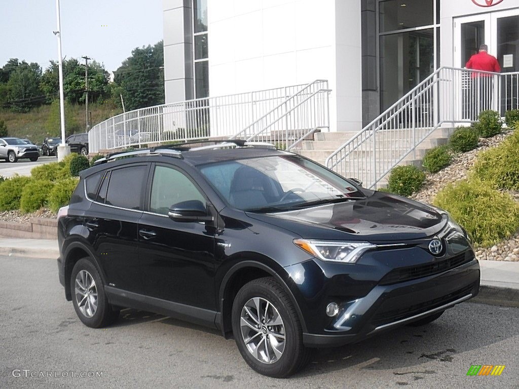 Galactic Aqua Mica 2018 Toyota RAV4 XLE AWD Exterior Photo #139548674