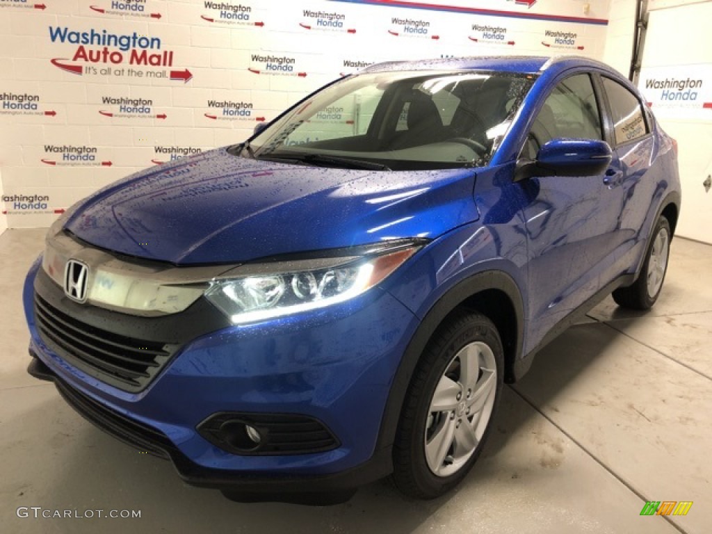 2020 HR-V EX AWD - Aegean Blue Metallic / Black photo #1