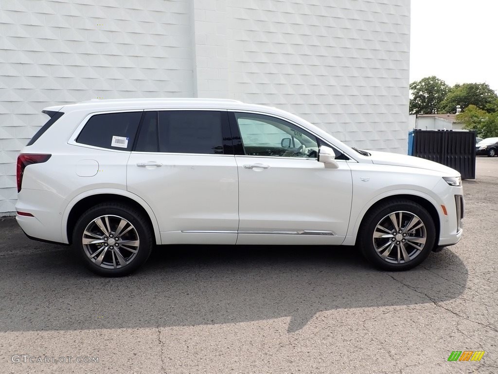Crystal White Tricoat 2021 Cadillac XT6 Premium Luxury Exterior Photo #139548908