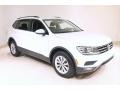 Pure White 2018 Volkswagen Tiguan S 4MOTION