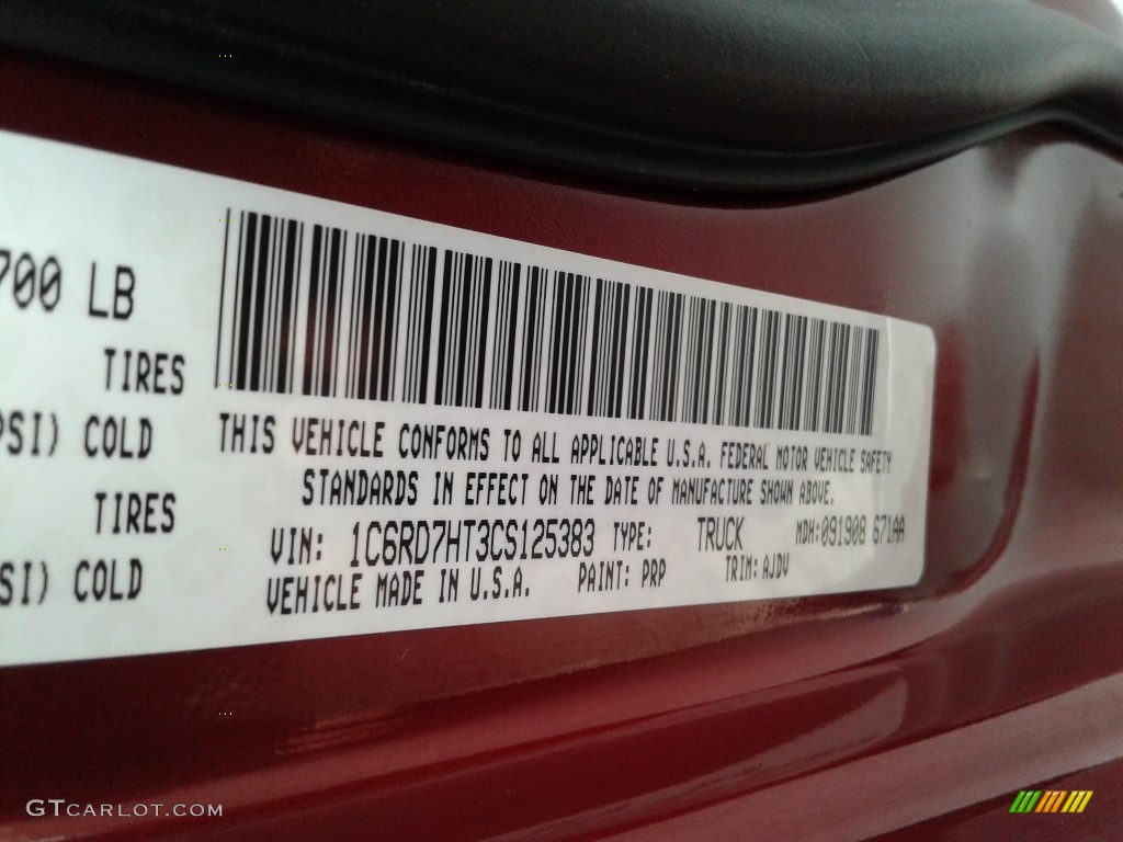 2012 Ram 1500 Sport Quad Cab 4x4 - Deep Cherry Red Crystal Pearl / Dark Slate Gray photo #28