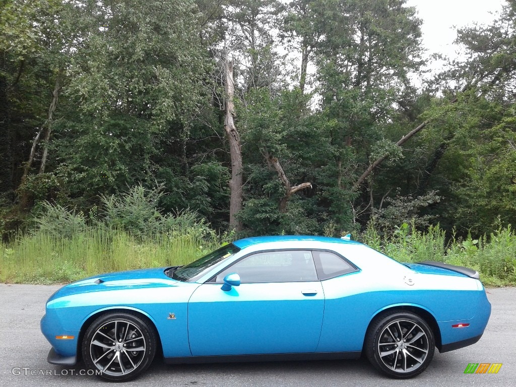 2018 Challenger R/T Scat Pack - B5 Blue Pearl / Black photo #1