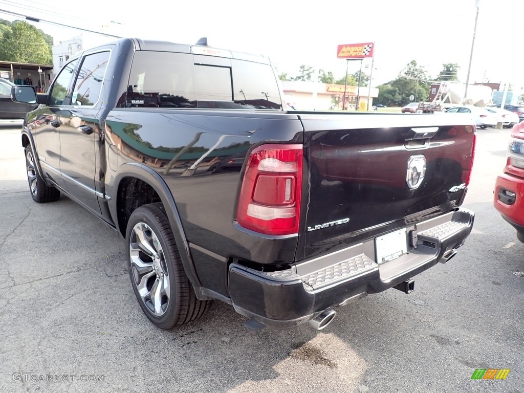 2020 1500 Limited Crew Cab 4x4 - Diamond Black Crystal Pearl / Black photo #4