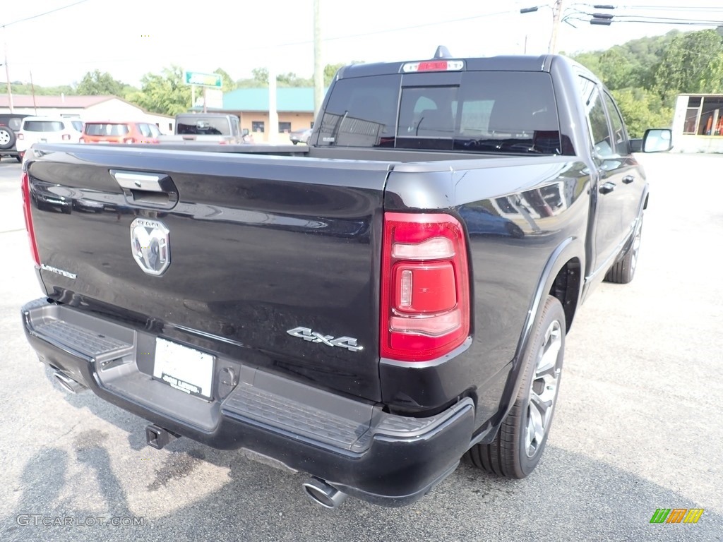 2020 1500 Limited Crew Cab 4x4 - Diamond Black Crystal Pearl / Black photo #6