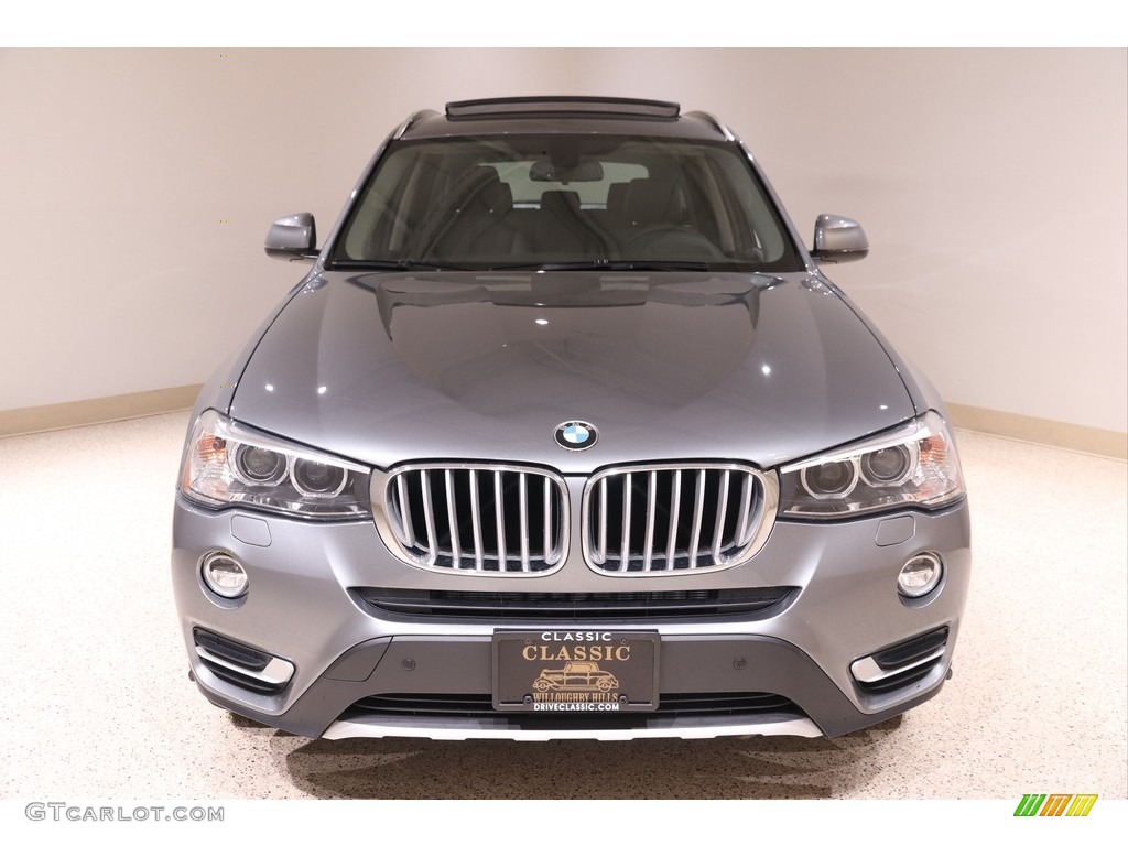 2017 X3 xDrive35i - Space Gray Metallic / Black photo #2