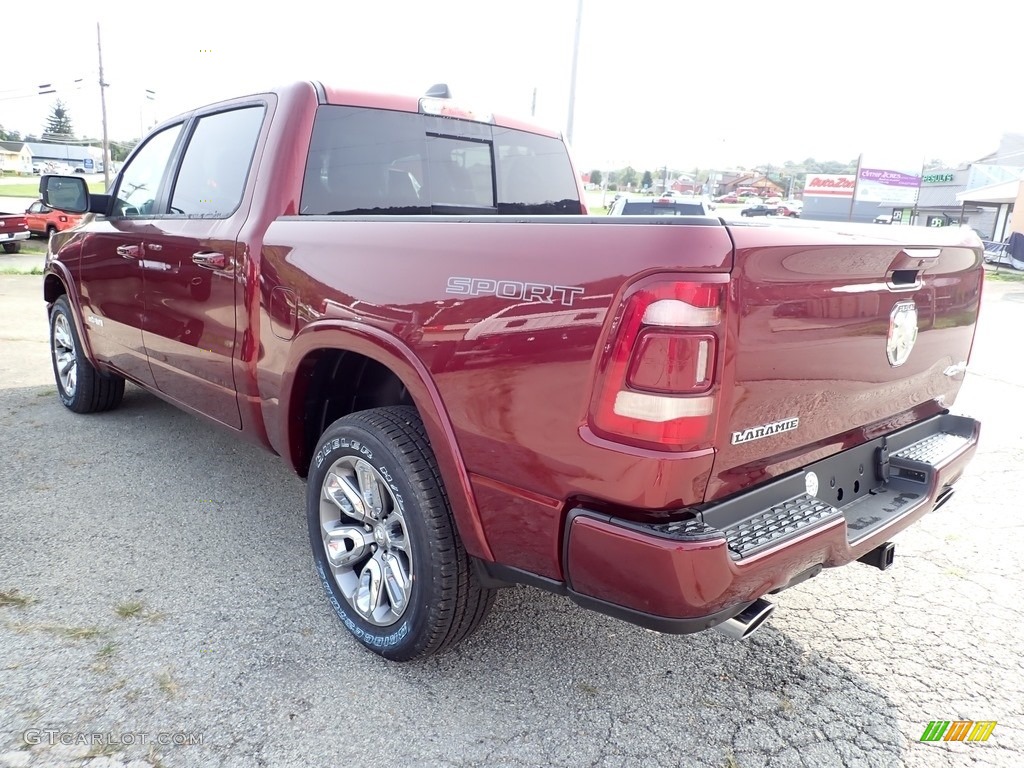 2020 1500 Laramie Crew Cab 4x4 - Delmonico Red Pearl / Black photo #4