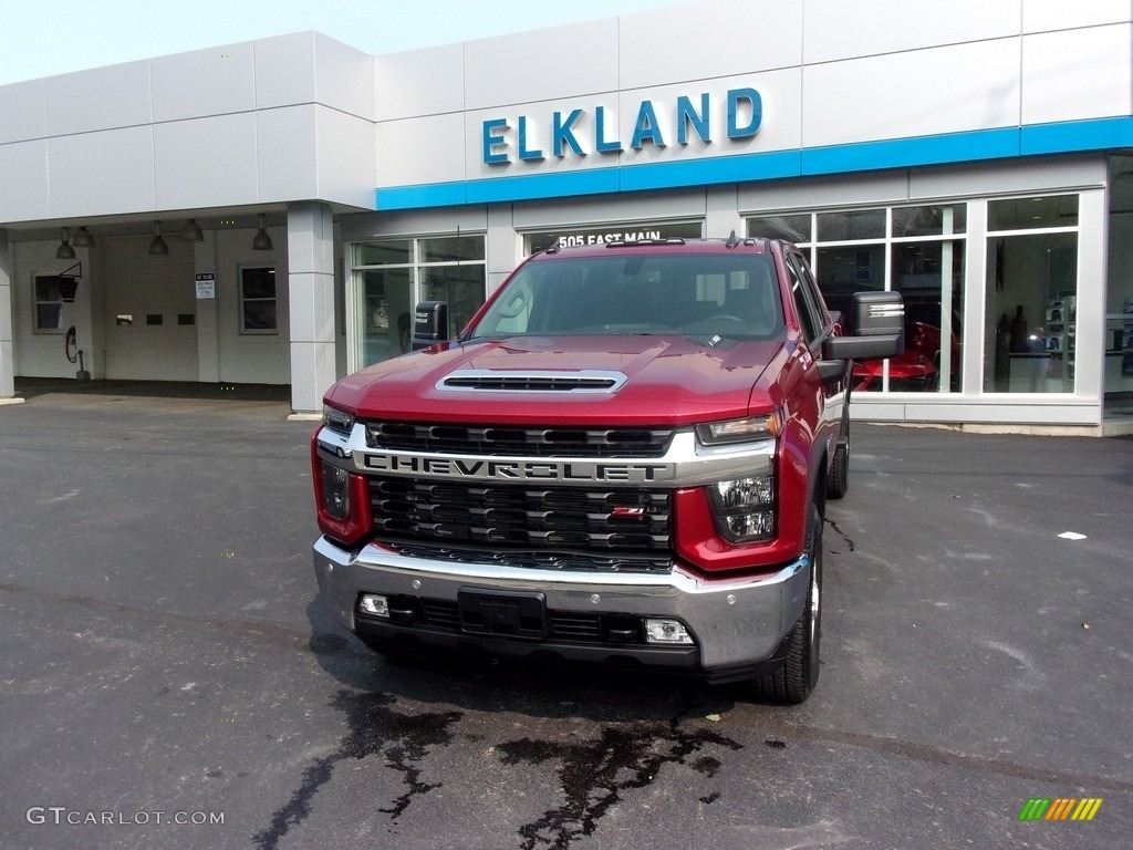 2020 Silverado 2500HD LT Crew Cab 4x4 - Cajun Red Tintcoat / Jet Black photo #1