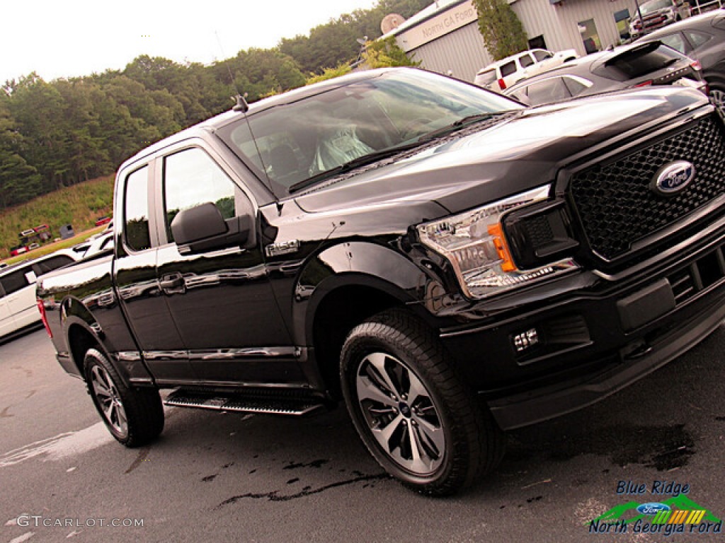 2020 F150 STX SuperCab 4x4 - Agate Black / Black photo #27