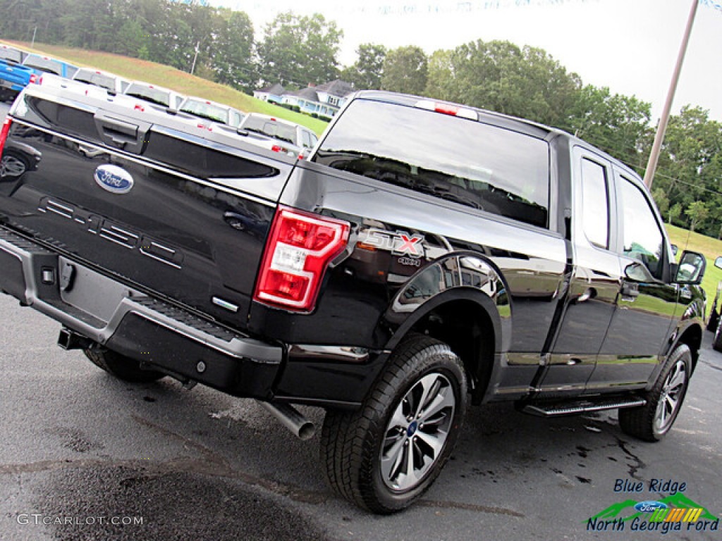 2020 F150 STX SuperCab 4x4 - Agate Black / Black photo #28